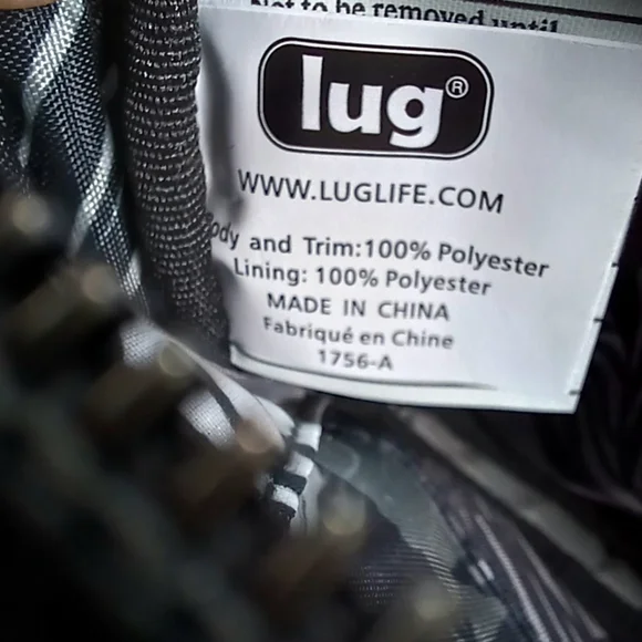 LUG Coupe SE Crossbody Convertable Belt Pack Chic Minimalist Metalic Black - Picture 12 of 15